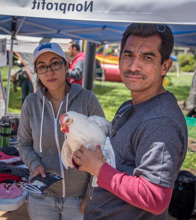 Attendees at the Herbivore Festival