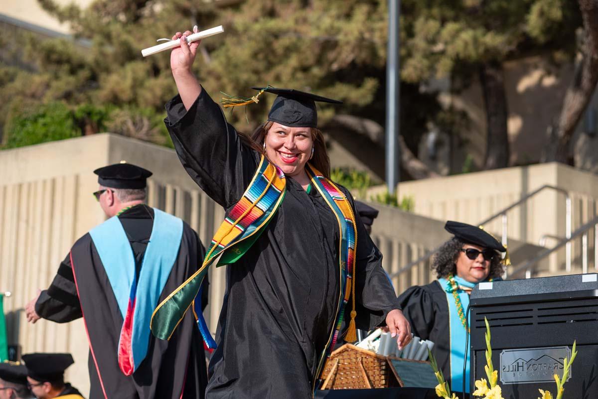 Commencement 2024 - Graduates on Stage Photos Thumbnail